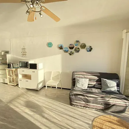 Studio Climatise Avec Terrasse Et Acces Direct Plage A Tiuccia - Fr-1-61-478 Apartamento
